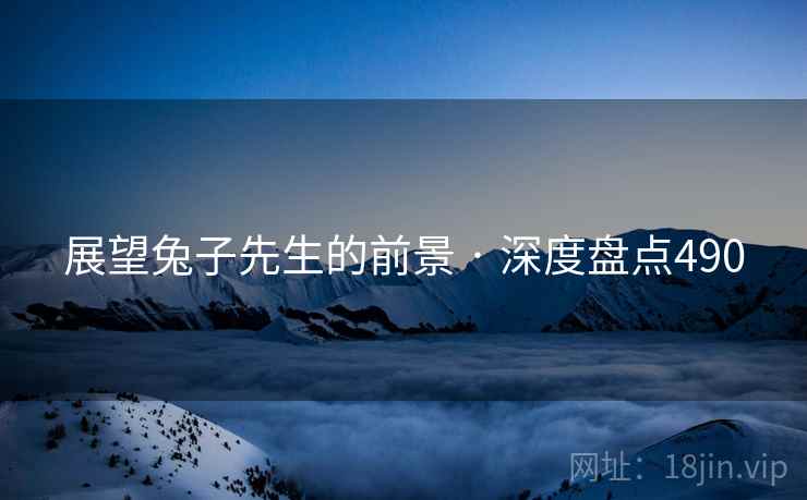 展望兔子先生的前景 · 深度盘点490
